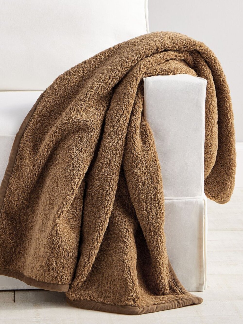 Cozy Teddy Faux Fur Throw